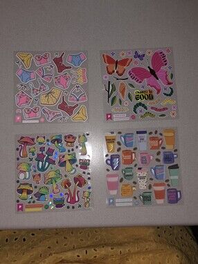 Pipsticks Stickers 4 Sheets Included